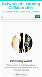 Mobile Screenshot of networkedlearningcollaborative.com